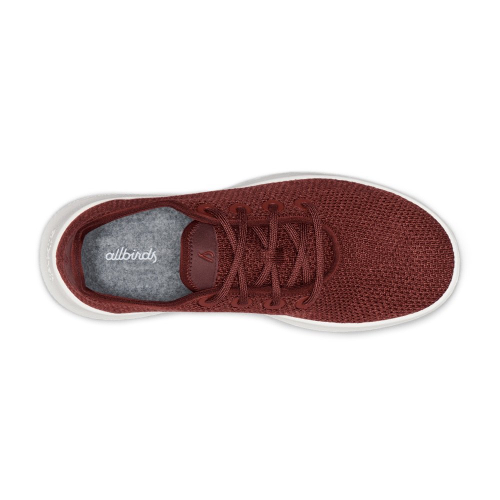 Allbirds Men\'s Sneakers Red - Tree Runners - 70582QEUF